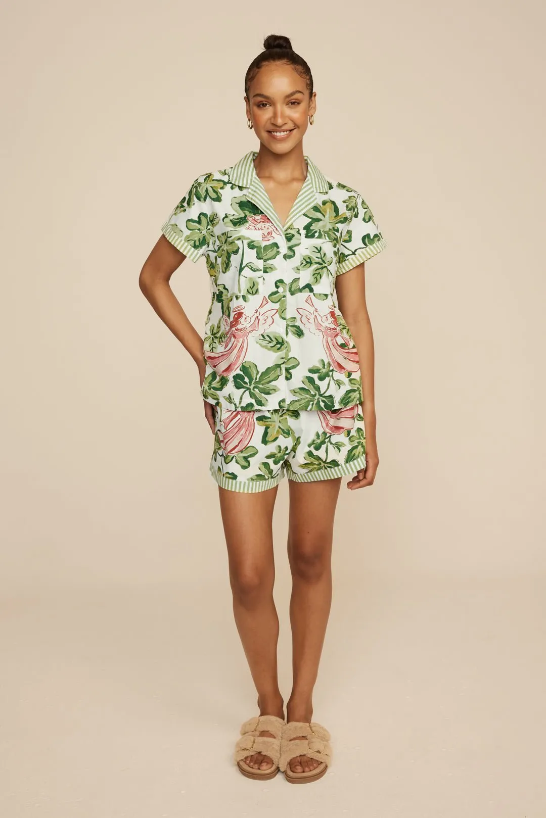 Abigail Sleep Set - Cotton - Festive Fig