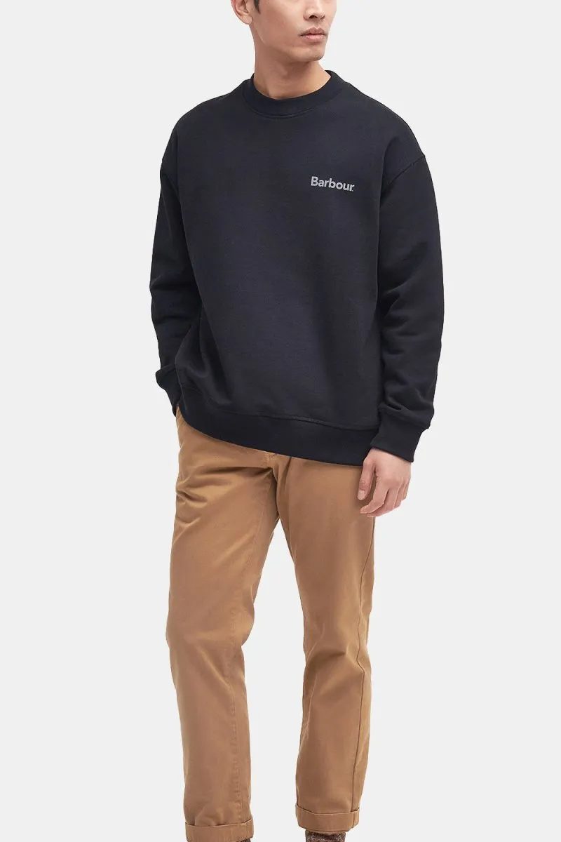 Barbour Nicholas Crew Sweatshirt (Black)