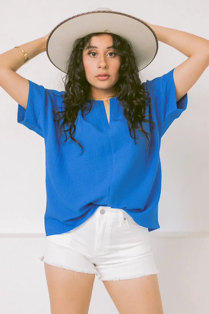 Cerulean Whisper Lightweight Top