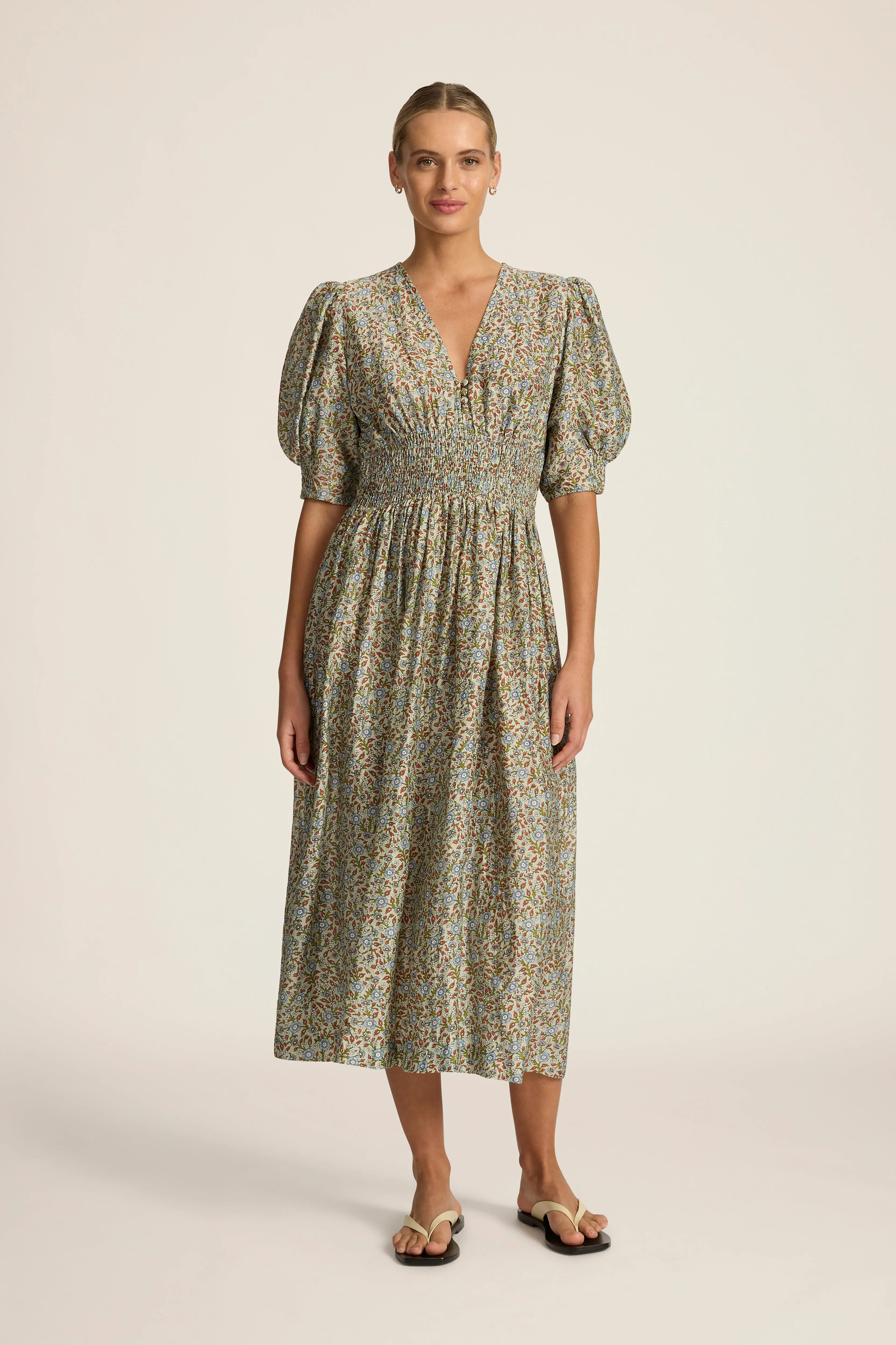 Hannah Artwear, Sophia Midi Dress | Bonita Mint