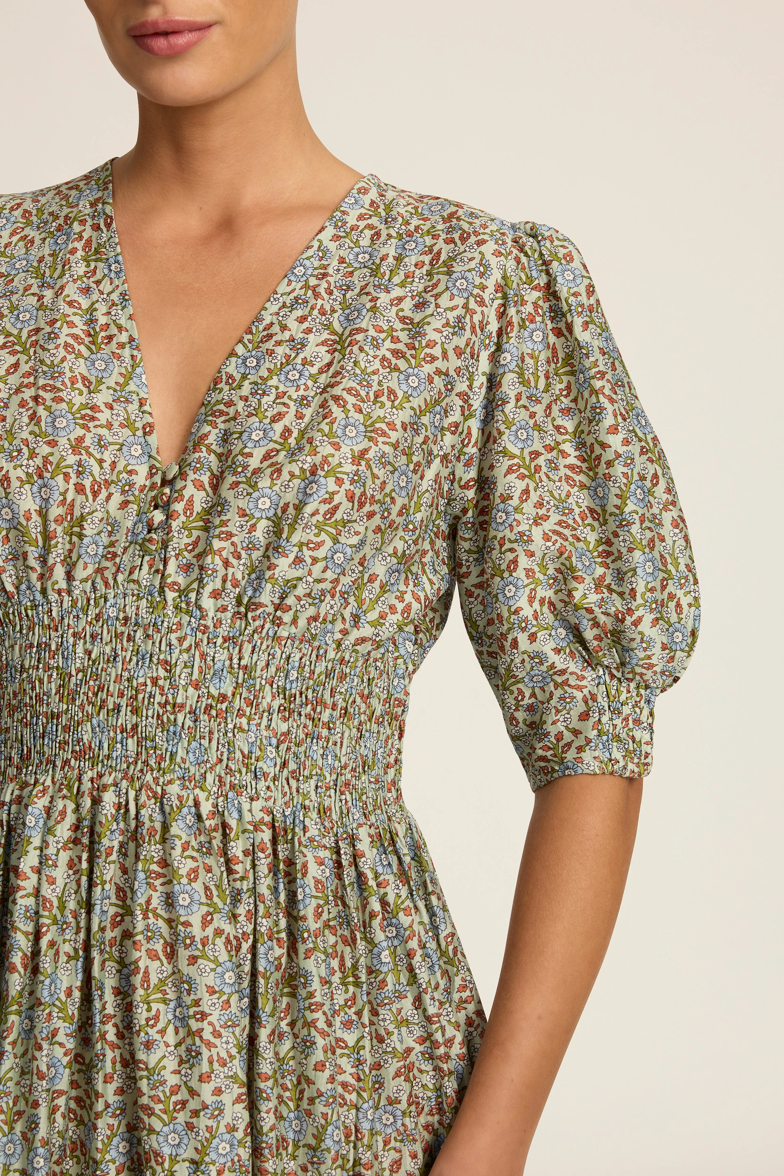 Hannah Artwear, Sophia Midi Dress | Bonita Mint