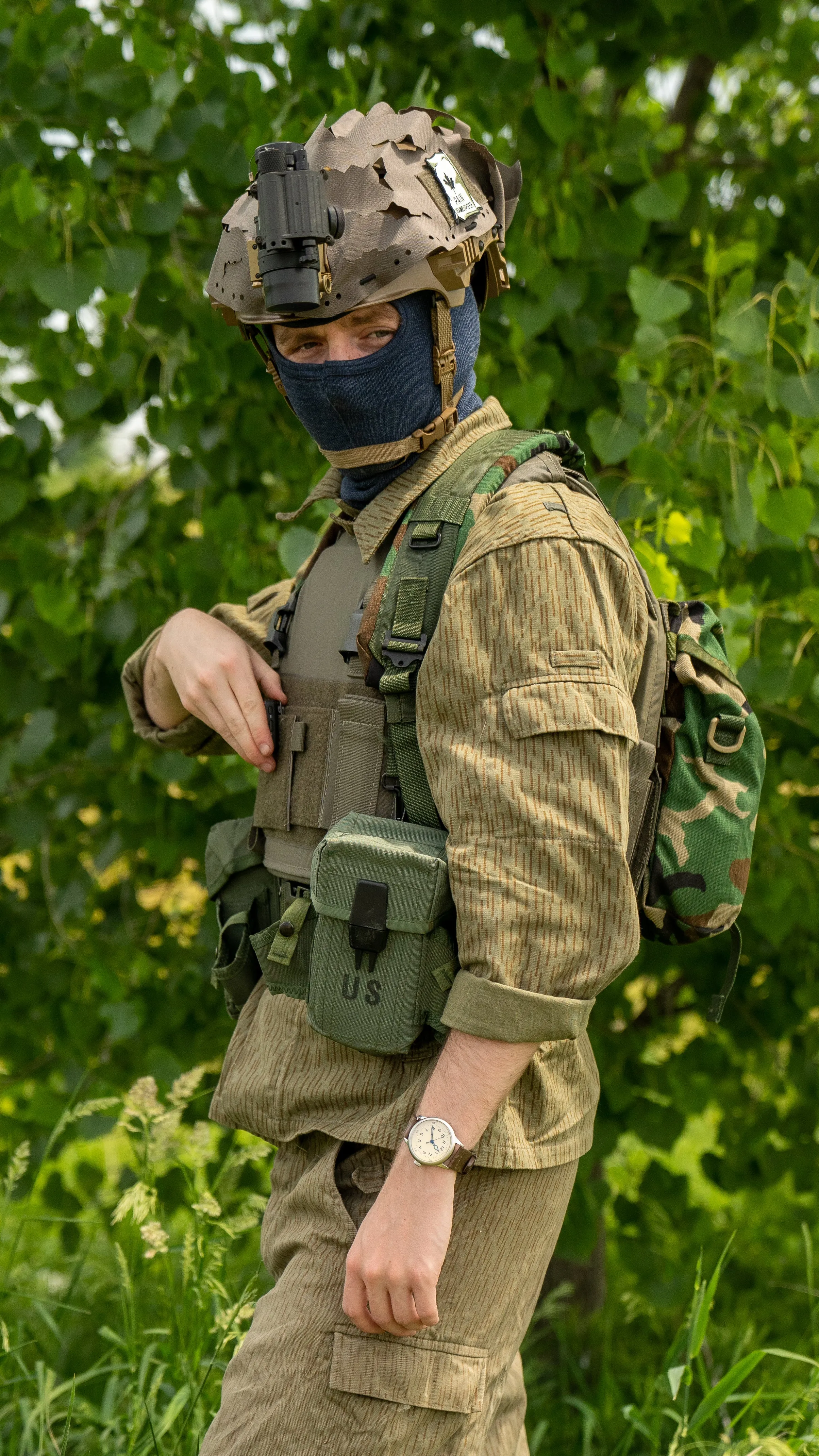 Issued East German Strichtarn Summerweight Field Jacket