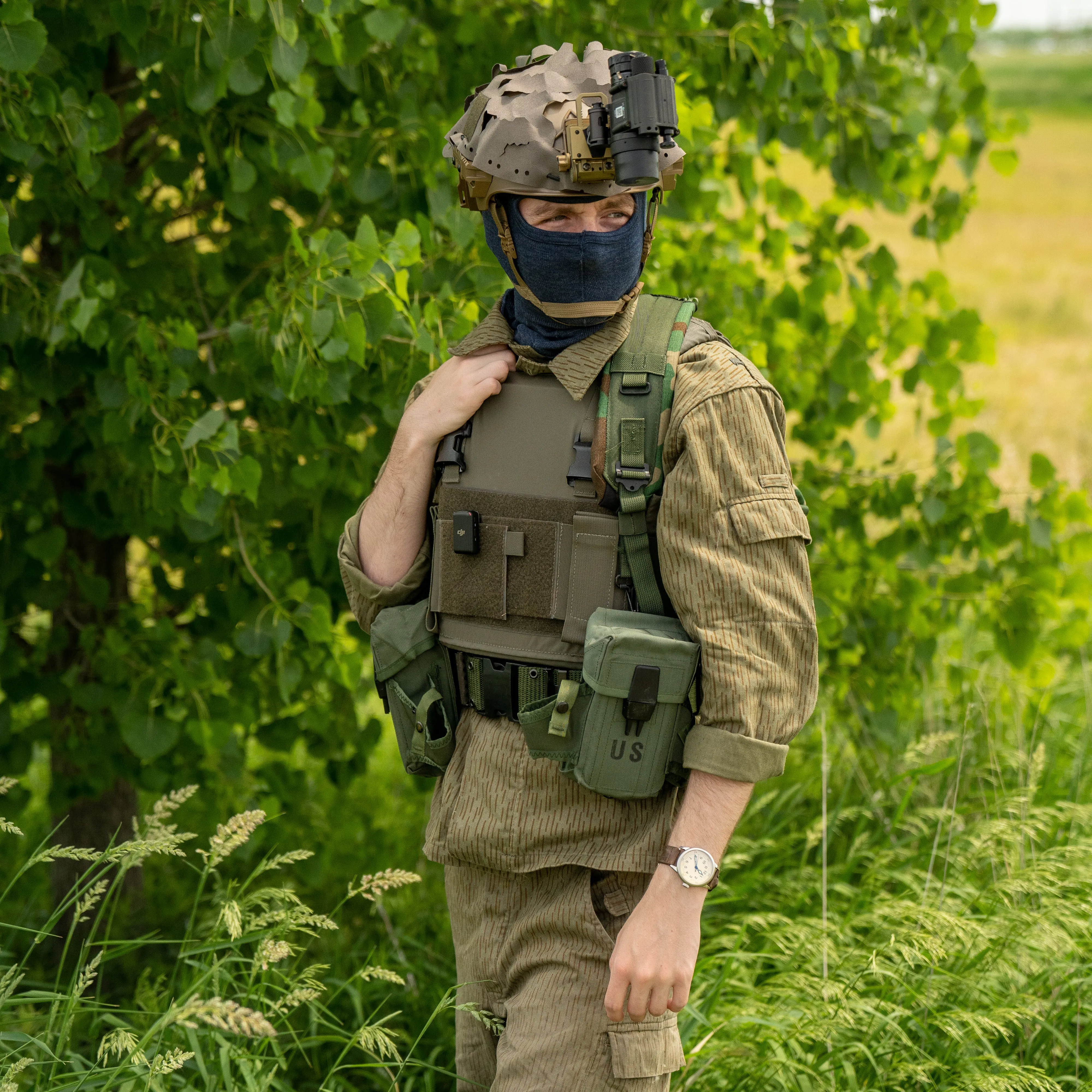 Issued East German Strichtarn Summerweight Field Jacket