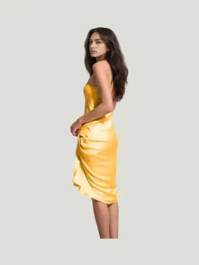Ocean Prairie Sundrop Silk Slip Dress