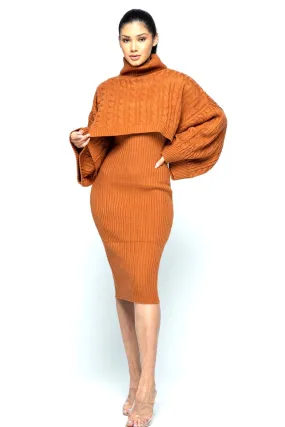 Rustic Ribbed Midi Crop Set