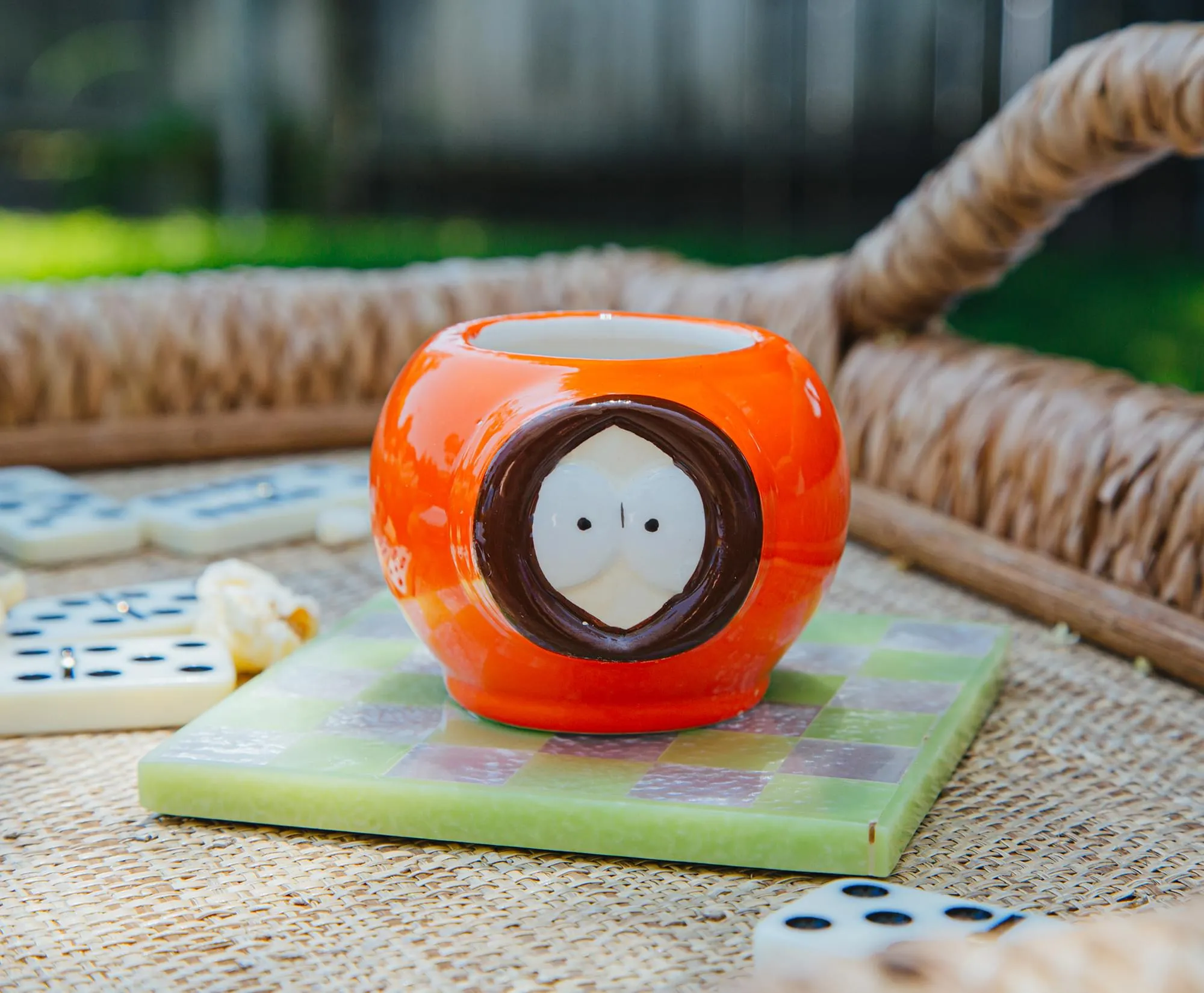 South Park Kenny Face Sculpted Ceramic Mini Mug | Holds 3 Ounces