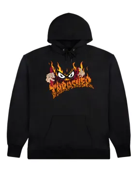 Thrasher Sucka Free Neckface Black Hooded Sweatshirt